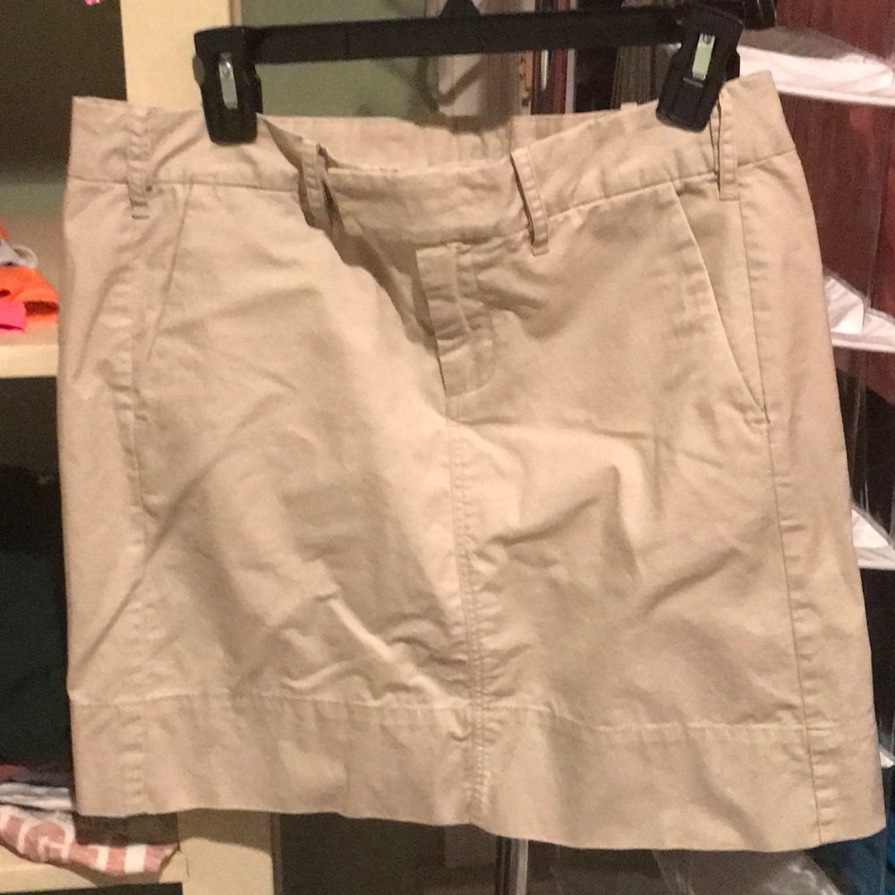Color tan skirt